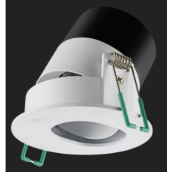 LED Spotlight 9W 3000K-5700K 15-36° Beam Angle Die-cast Aluminum CE Black Oval Face Ring
